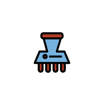 recommend clip art: Hair Pin Hair Filled Outline Icon