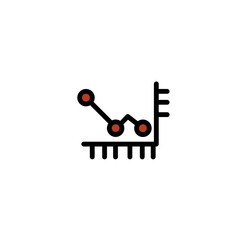 Chart Graph Sport Filled Outline Icon