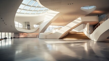 Architectural beauty in a contemporary museum
