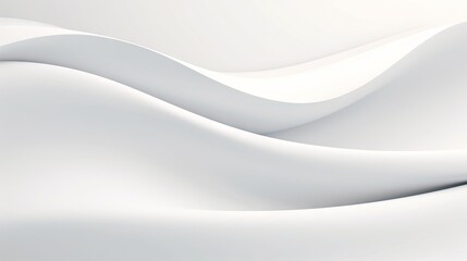 Clean and minimalistic white abstract design