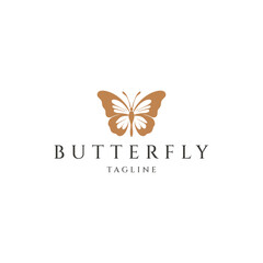 Butterfly logo icon design vector 