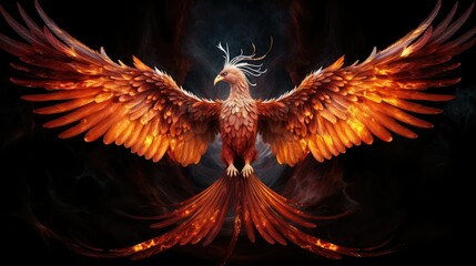 rebirth phoenix bird rising