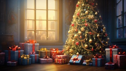 celebration holiday gift background