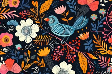 Bohemial style colorful background . 