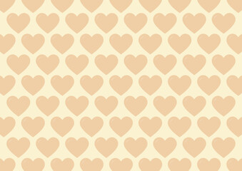 A background with a soft and romantic color palette, bringing a warm sense of love. The orderly and elegant heart pattern creates a captivating design. Ideal for design projects looking to celebrate a