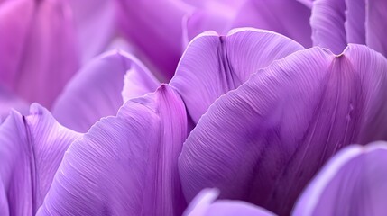 Close Up of purple tulip flower.