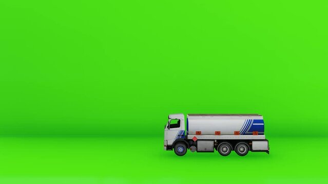 truck on the road