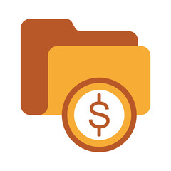 Money document icons, minimalist vector illustration and transparent graphic element. Isolated on white background