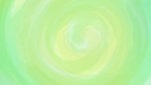 Animation abstract green background with circles. Green footage background.