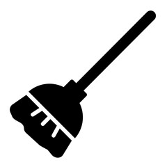 broom glyph icon
