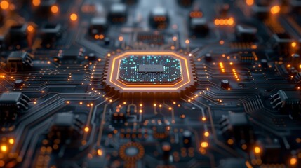 Quantum computing revolutionizes data processing with its advanced circuitry and global connectivity.