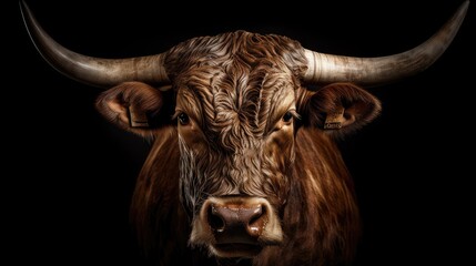 cattle beef cow head - obrazy, fototapety, plakaty
