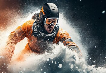 Thrilling Winter Sports, generative ai