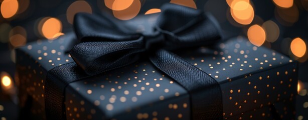 Gift Wrapped in Black: A Bold and Beautiful Present for the Holidays Generative AI