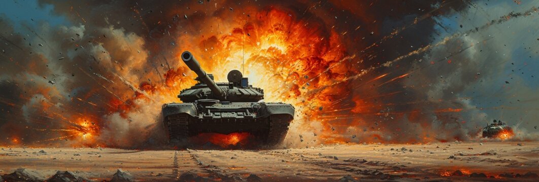 Explosive Mayhem: A Tank's Tale Generative AI