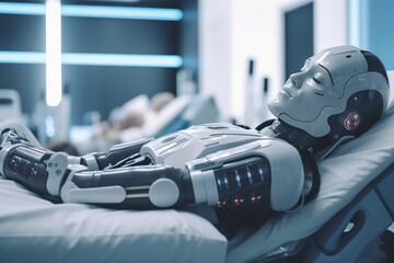Digital Recovery: Capturing The Recovery Journey Of A Robotic Patient In A Hospital Bed