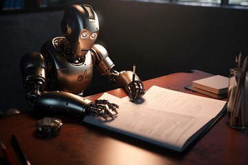 Digital Scribe: A Robot's Journey Through Code And Creativity