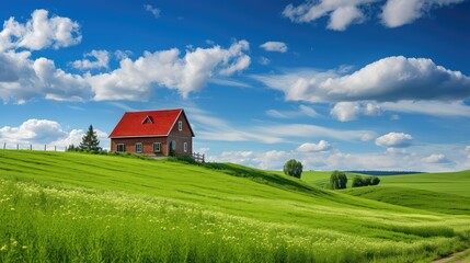 Obraz premium home barn house