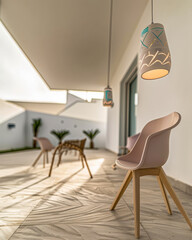 Modern home interior with minimalist design