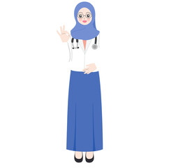 muslim female doctor