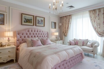 Luxurious bedroom, classy, fully furnished, pleasant to relax