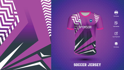 Soccer jersey design for sublimation or sports tshirt design for cricket football
