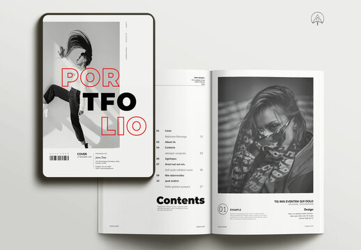 Portfolio Magazine Template