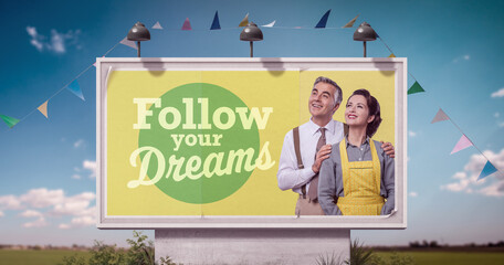 Inspirational ad: follow your dreams
