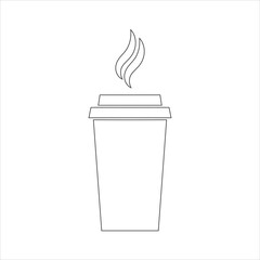 Coffee cup icon. Vector. Esp