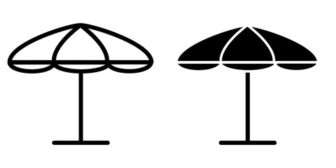 Illustration Vector Graphic of Umbrella icon