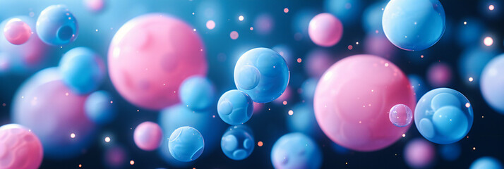 Colorful liquid and bubble texture, abstract macro pattern, science and beauty in nature concept