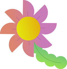 Modern Abstract Flower