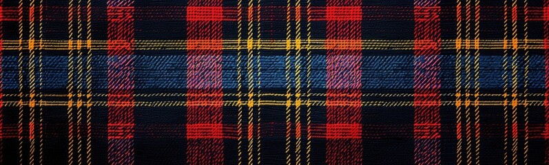 Tartan style colorful background .  Banner