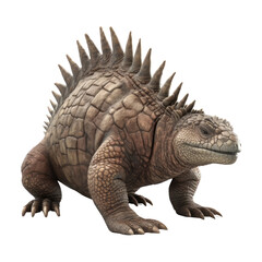 Fototapeta premium Ankylosaurus PNG Cutout, Generative AI