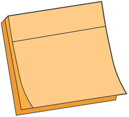 Sticky Notes Elements Illustration