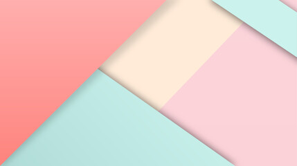 Modern Pastel Geometric Background Design