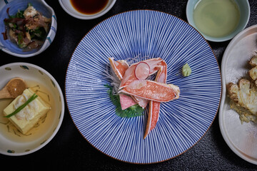 Fresh and delicious king crab dishes