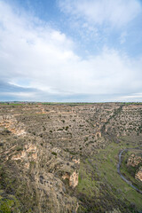 Ulubey Canyon is a nature park in the Ulubey and Karahallı of Uşak, Turkey. The park provides suitable habitat for many species of animals and plants and is being developed as a centre for ecotourism.