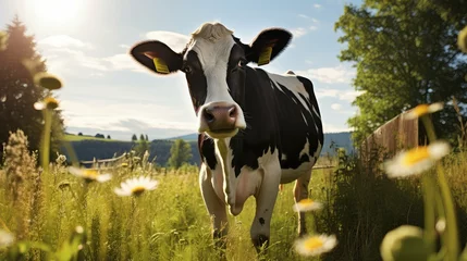 Foto op Canvas farm dairy cow © PikePicture