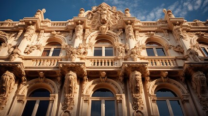 Fototapeta premium facade building exterior