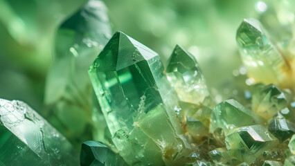 Jewel of the Earth: A Close-Up of an Emerald Gemstone