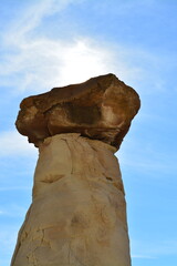 beautiful Toadstool Hoodos in Utah near Kanab, United States of America - tourist spot on a road trip
