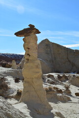 beautiful Toadstool Hoodos in Utah near Kanab, United States of America - tourist spot on a road trip