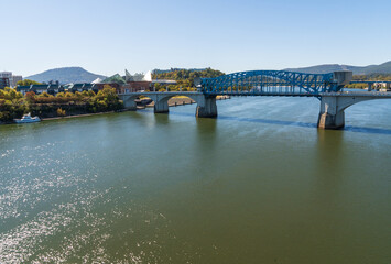 Fototapeta na wymiar Chattanooga and the Tennessee River, Tennessee