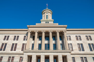 Fototapeta na wymiar Tennessee State Capitol, in Nashville, Tennessee