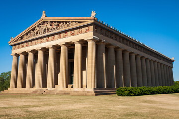 Obraz premium The Parthenon, in Centennial Park, Nashville, Tennessee, United States