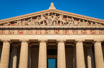 The Parthenon, in Centennial Park, Nashville, Tennessee, United States