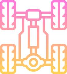 Chassis car icon
