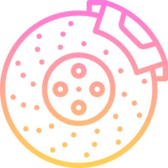 Disc brake icon
