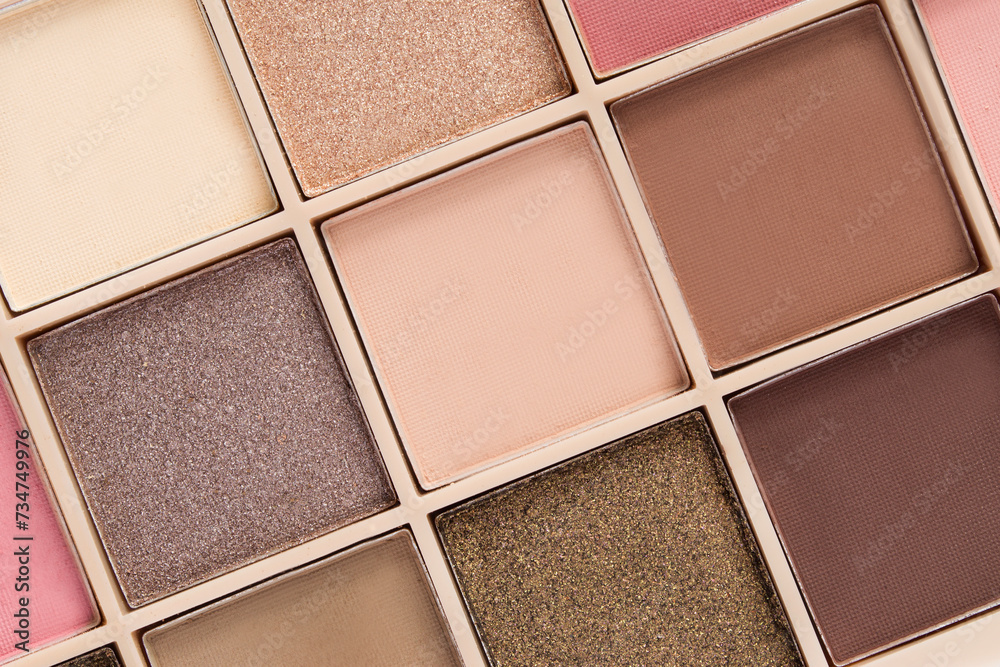 Poster Eyeshadow palette closeup